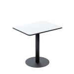 Paperflow table de restauration rectangulaire mezzo 60 x 80 cm - plateau stratifié blanc - pied central ... Paperflow table de restauration rectangulaire mezzo 60 x 80 cm - plateau stratifié blanc - pied central ...