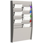 Paperflow trieur mural vertical 20 cases (2x10) a4 - gris