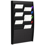 Paperflow trieur mural vertical 20 cases (2x10) a4 - noir