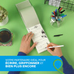 Papermate kilometrico stylo  bille  capuchon pointe moyenne 1 mm - noir, bleu, rouge - sachet de 8