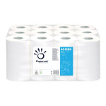 Papernet essuie - mains en rouleau 2 plis � d�vidoir central - rouleau de 191 feuilles - 401589 - blanc ...