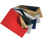 Papier cadeau de noel 'bicolor', bleu / argent
