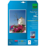 Papier photo jet d'encre, satin� mat, a4, 190 g / m2