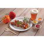 Papstar assiette en carton 'pure', rond, 200 mm, blanc