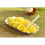 Papstar barquette  frites 'pure', 90 x 140 x 30 mm, blanc