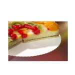 Fond de tarte 'pure', rond, 280 mm, blanc, par 100