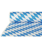 Papstar nappe damasse, sur rouleau, 'bleu bavarois'