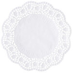 Papstar napperon, rond, diamètre: 300 mm, blanc Papstar napperon, rond, diamètre: 300 mm, blanc