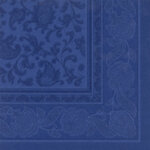 Serviette 'royal collection ornaments' bleu arctique