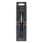 Parker blister 1 stylo bille pointe moyenne jotter. corps bleu ct