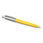 Parker stylo bille rtractable jotter original. corps en plastique jaune. point moyenne. rechargeable ...