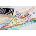 Pastel � l'huile artist color, �tui de 12