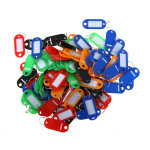 Pavo porte - cls  tiquette - plastique - couleurs assorties - sachet de 100