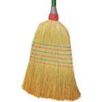 Peggy perfect balai paille de riz, manche en bois, 6 fils