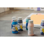 Peinture acrylique triton acryluic liquid, orange fluo