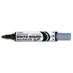 Pentel marqueur effaable sec tableaux blancs pointe ogive large encre liquide base alcool noire maxiflo ...