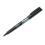 Pentel nms50 - marqueur permanent green label pointe fine 2 mm - noir