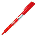 Pentel nms50 - marqueur permanent green label pointe fine 2 mm - rouge