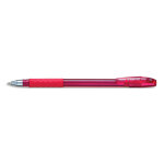 Pentel stylo  bille ifeel it  capuchon 0, 7mm. encre rouge.