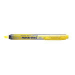 Pentel surligneur handy line s pointe biseautée rétractable - 4 mm - jaune Pentel surligneur handy line s pointe biseautée rétractable - 4 mm - jaune