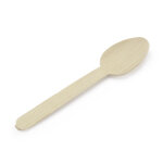 Petite cuill�re en bambou l. 13 cm - lot de 50