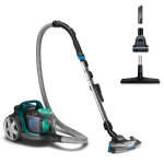Philips aspirateur sans sac powercyclone 7 fc9555 / 09, capacit poussire de 1, 5 l, 650 w - vert