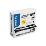 Pilot 100 marqueur permanent pointe ogive 1 mm noir (pack promo 15 + 5 offerts)