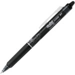 Pilot frixion clicker stylo roller rtractable encre gel effaable pointe moyenne 0, 7 mm noir