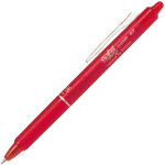 Pilot frixion clicker stylo roller r�tractable encre gel effa�able pointe moyenne 0, 7 mm rouge