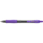 Pilot g2 + stylo roller encre gel r�tractable pointe moyenne 0, 7 mm violet