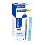 Pilot hi - tecpoint v5 - stylo roller pointe fine 0, 5 mm - noir - pack promo 16 + 4 offerts