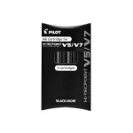 Pilot hi - tecpoint v5 / v7 - recharge pour roller - encre noire - lot de 3