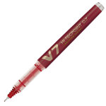 Pilot hi - tecpointv7 begreen - stylo roller rechargeable pointe fine 0, 7mm - rouge