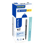 Pilot hi - tecpoint v7 - stylo roller pointe moyenne 0, 7 mm - noir - pack promo 16 + 4 offerts