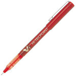 Pilot hi - tecpoint v7 - stylo roller pointe moyenne 0, 7 mm - rouge
