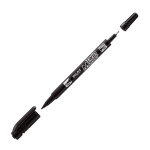 Pilot marqueur permanent twin marker begreen 2 pointes 0, 3 mm - 0, 5 mm - noir