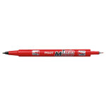 Pilot marqueur permanent twin marker begreen 2 pointes 0, 3 mm - 0, 5 mm - rouge