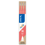 Pilot set de 3 recharges pour roller frixion ball 07. pointe moyenne 0, 7 mm. encre rose corail Pilot set de 3 recharges pour roller frixion ball 07. pointe moyenne 0, 7 mm. encre rose corail