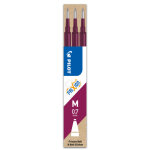 Pilot set de 3 recharges pour roller frixion ball. pointe moyenne 0, 7 mm. encre rouge bordeaux Pilot set de 3 recharges pour roller frixion ball. pointe moyenne 0, 7 mm. encre rouge bordeaux