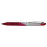 Pilot stylo roller pointe mtal rtractable 0, 5 mm encre liquide rouge v - ball rt 05