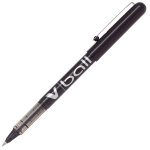 Pilot v ball stylo roller encre liquide  capuchon pointe moyenne 0, 7 mm noir