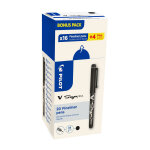 Pilot v - sign pen stylo feutre  capuchon pointe moyenne 2 mm - noir - lot de 16 + 4 offerts