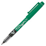 Pilot v - sign pen stylo feutre  capuchon pointe moyenne 2 mm - vert