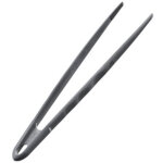 Pince de cuisine, int�rieur rainur�, noir