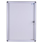 Planorga vitrine d'affichage ext�rieur eco verticale avec serrure � cl� 1 feuilles a4 - porte battante ...