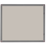 Planorga vitrine d'extrieur nf haute scurit porte battante 6 feuilles - cadre gris