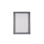 Planorga vitrine d'affichage ext�rieur haute s�curit� 9 feuilles a4 - porte battante - fond magn�tique ...