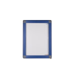 Planorga vitrine d'extérieur nf haute sécurité porte battante 9 feuilles - cadre bleu Planorga vitrine d'extérieur nf haute sécurité porte battante 9 feuilles - cadre bleu