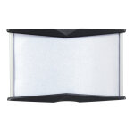 Plaque professionnelle personnalise pyxis 5, 5 x 9 cm grise