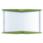 Plaque professionnelle personnalise pyxis 5, 5 x 9 cm verte